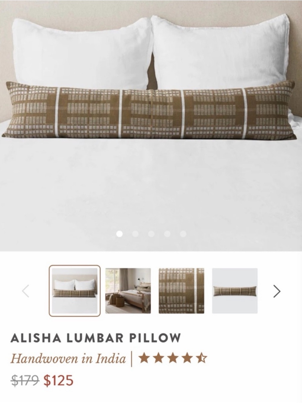 The Citizenry Alisha Lumbar Pillow Cover